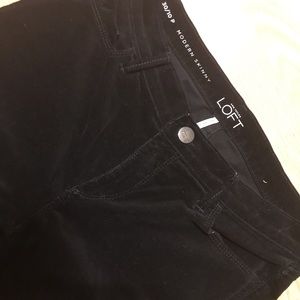 Ann Taylor Loft Back corduroy skinny pants